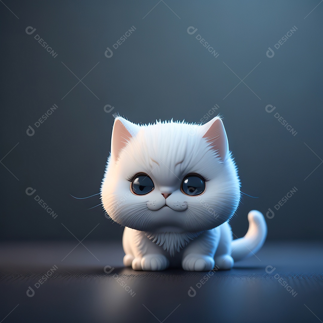 Imagem realista de gato