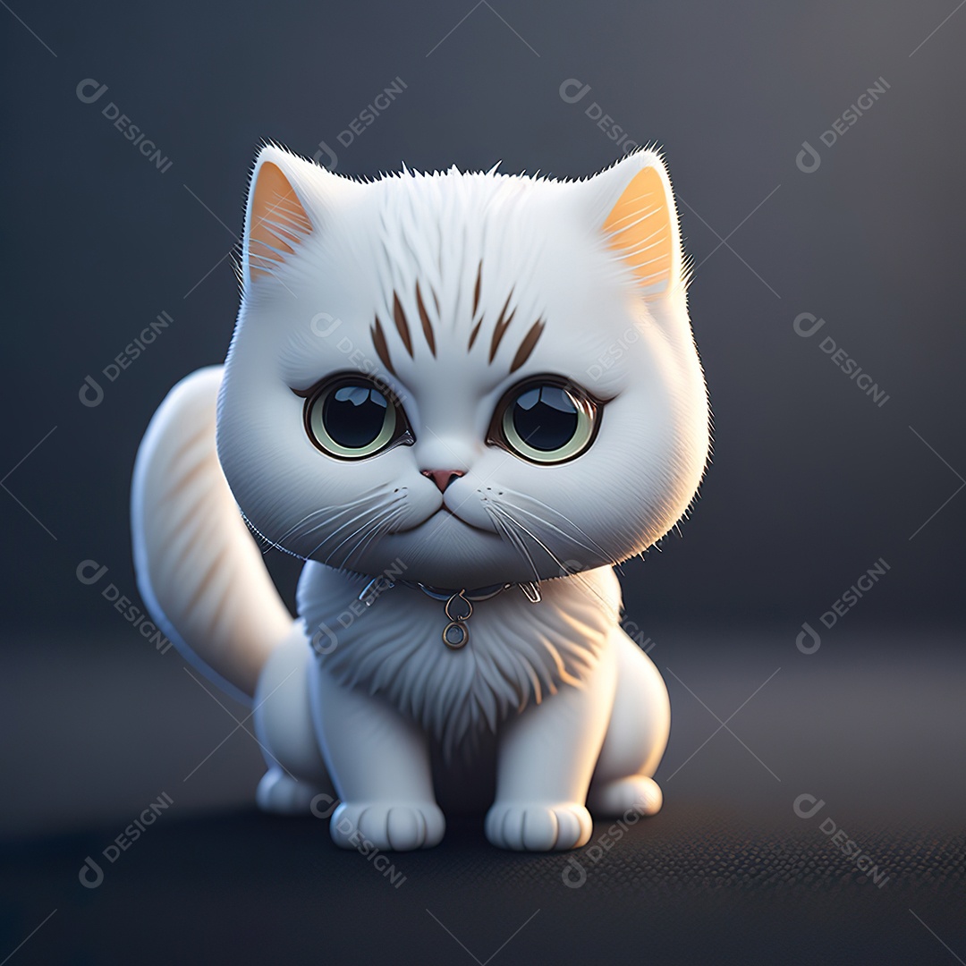 Imagem realista de gato