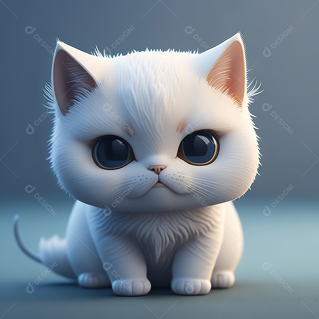 Imagem realista de gato