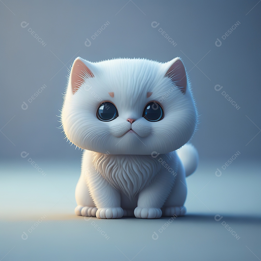 Imagem realista de gato