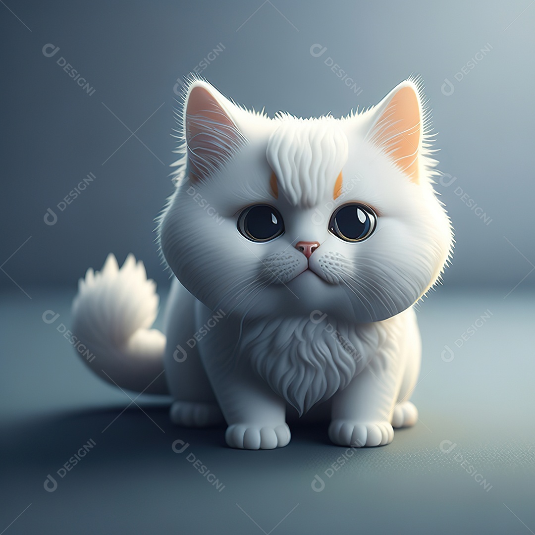 Imagem realista de gato