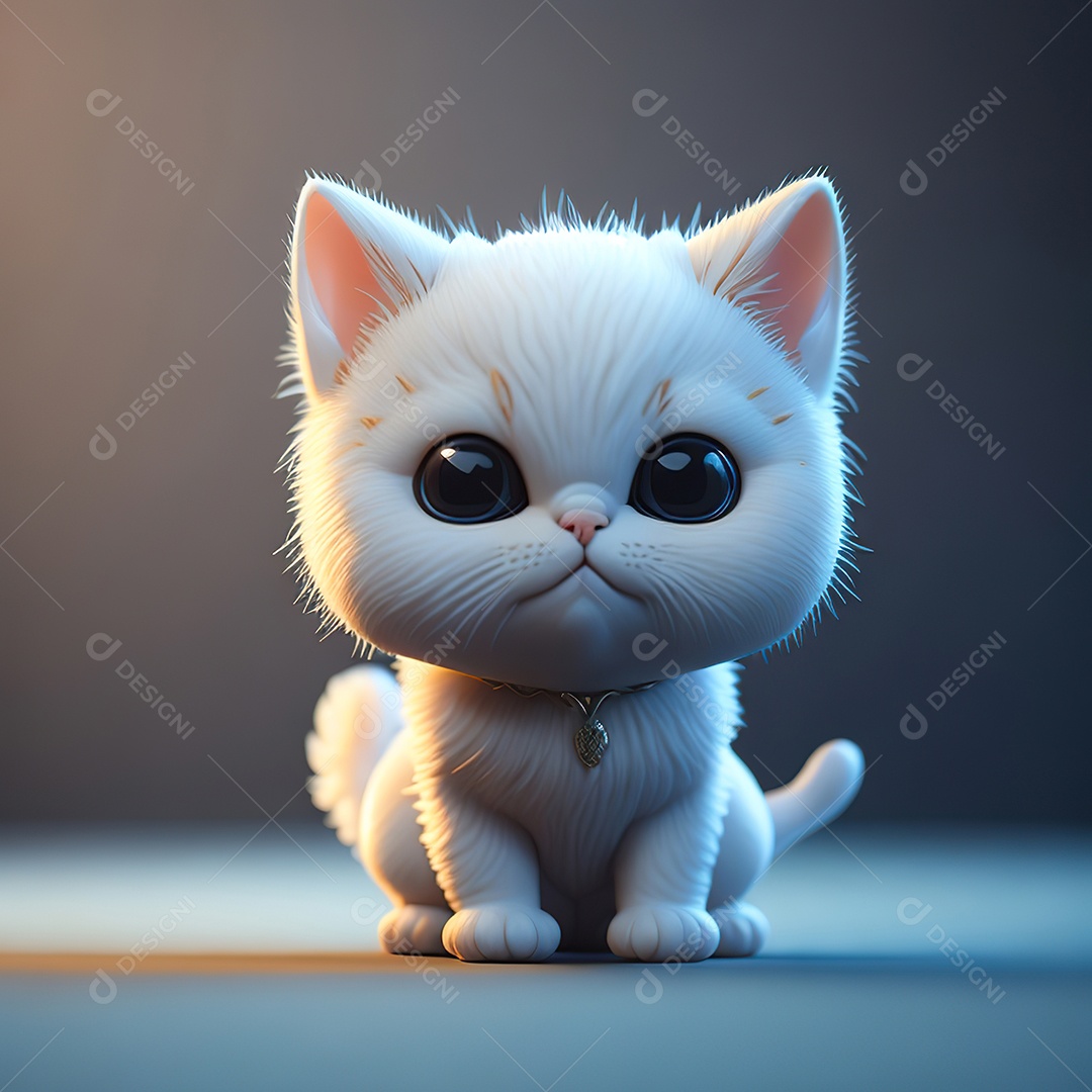 Imagem realista de gato