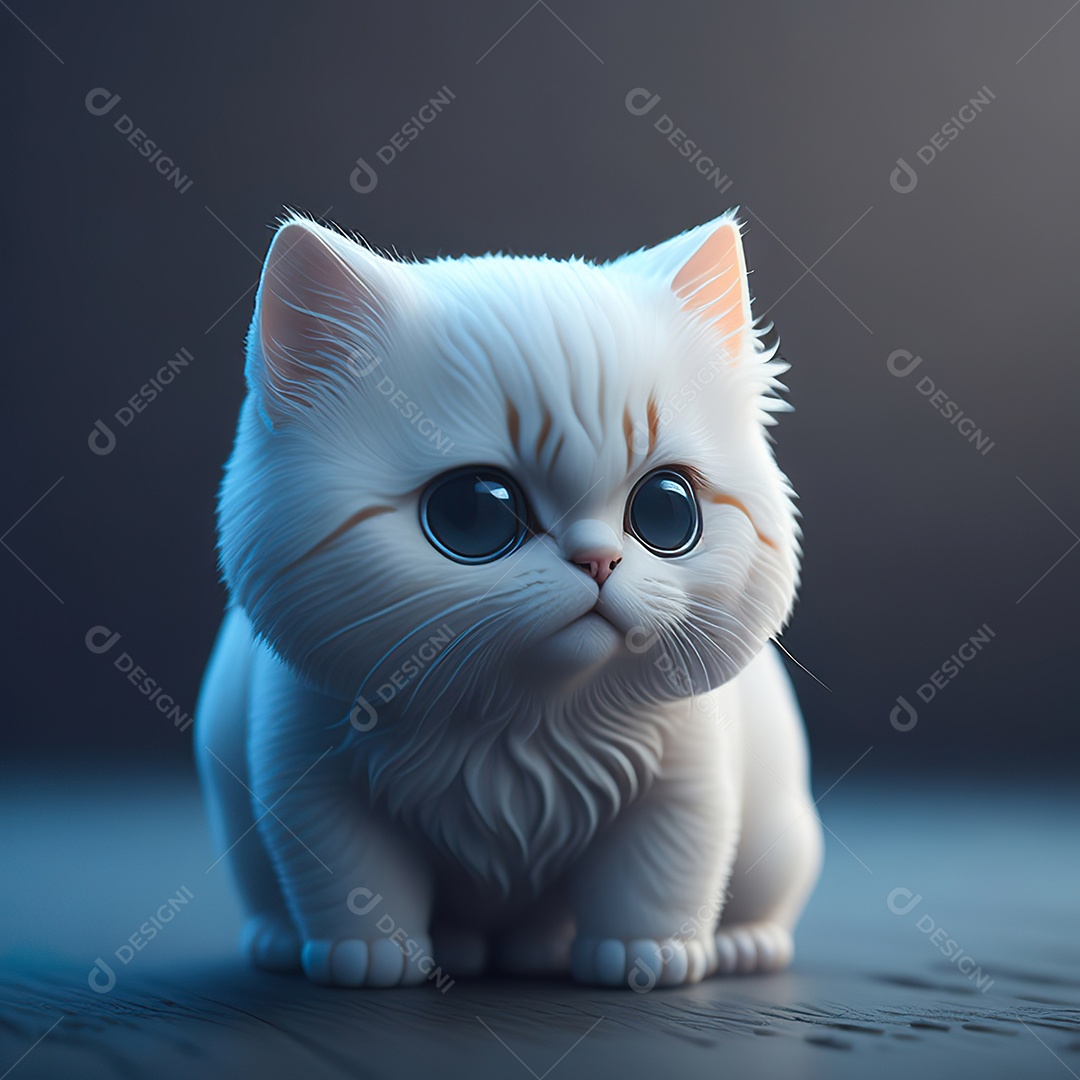 Imagem realista de gato