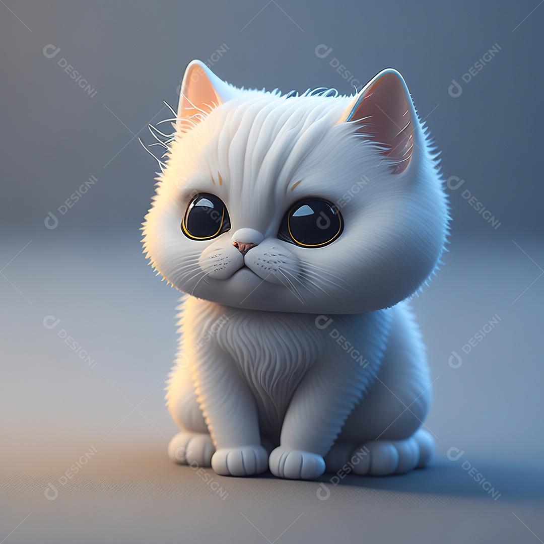 Imagem realista de gato