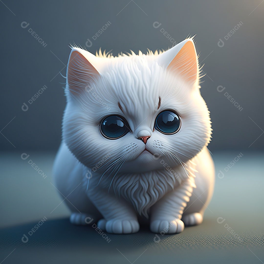 Imagem realista de gato