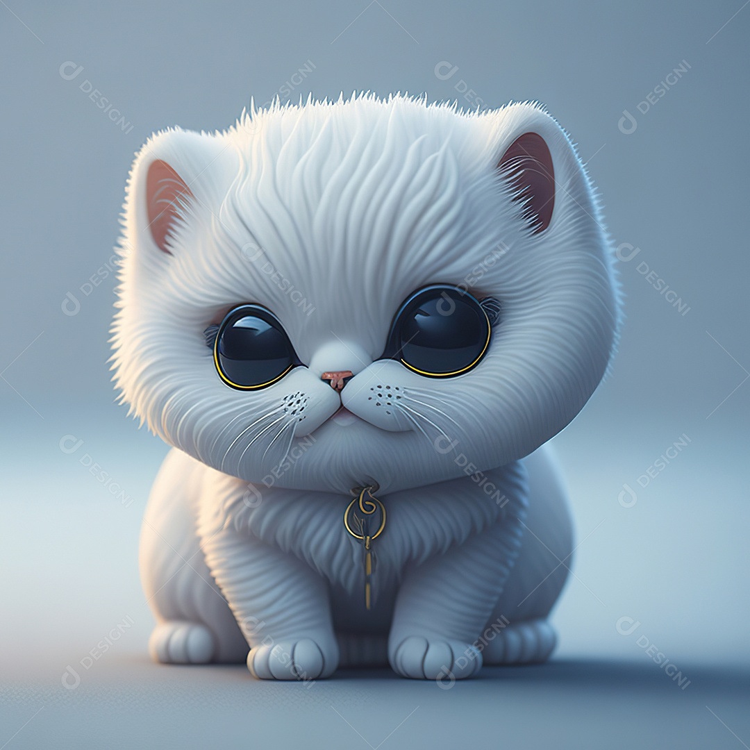 Imagem realista de gato