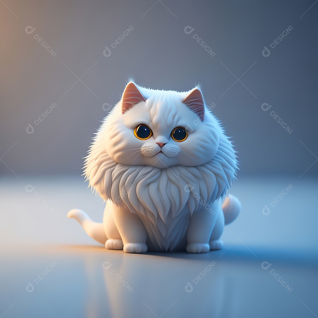 Imagem realista de gato