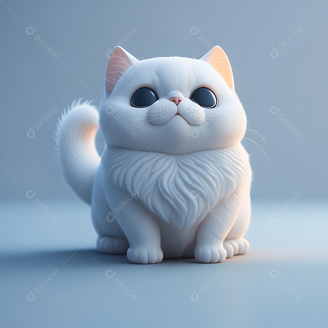 Imagem realista de gato