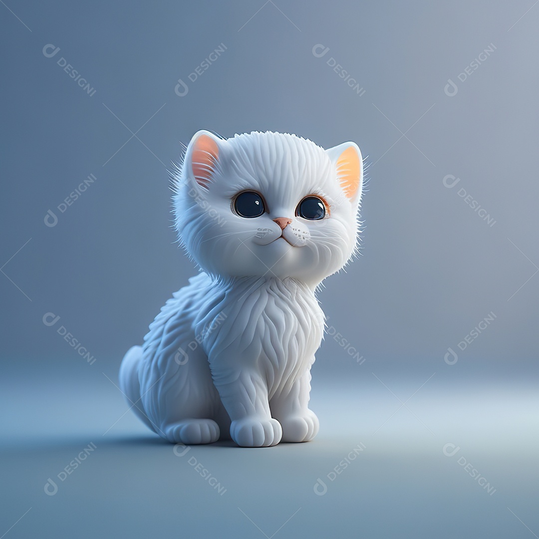 Imagem realista de gato