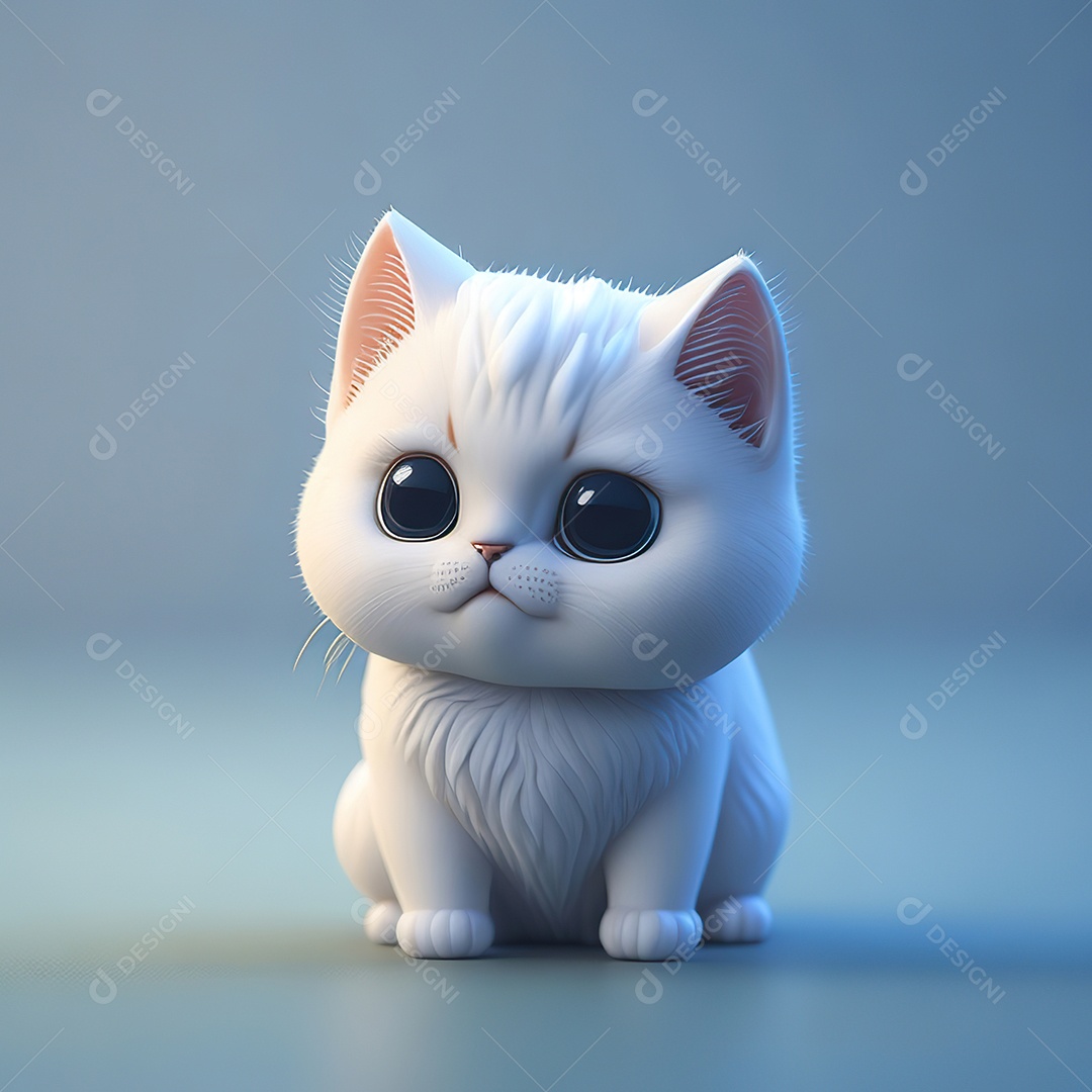 Imagem realista de gato