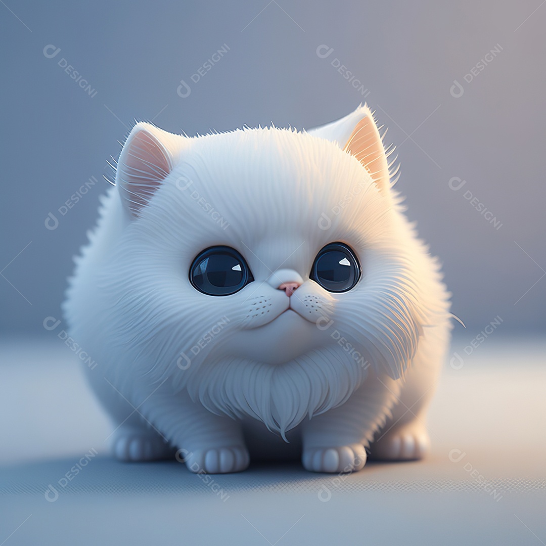 Imagem realista de gato