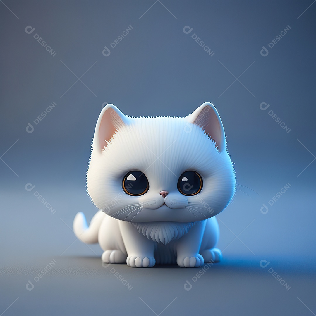 Imagem realista de gato