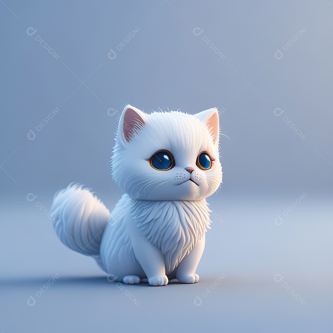 Imagem realista de gato