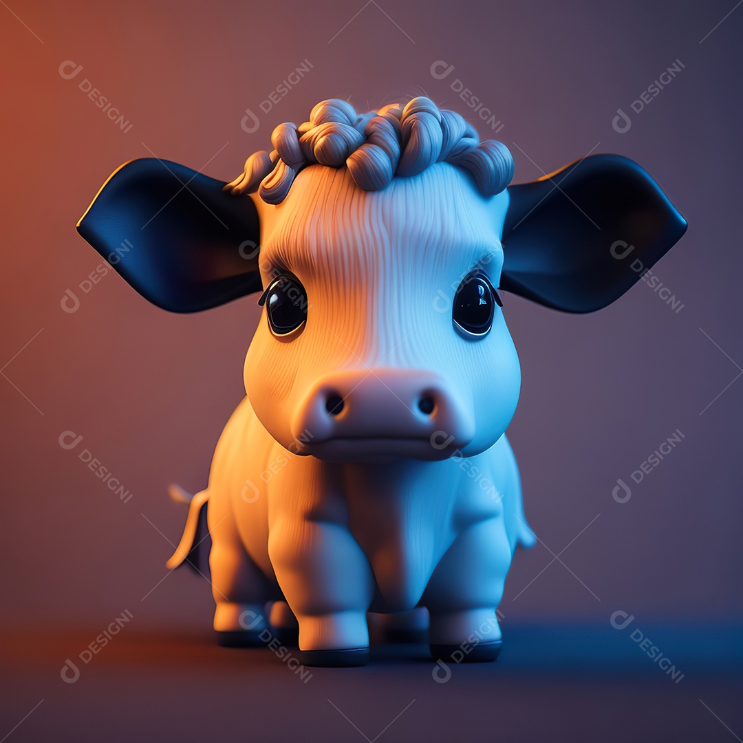 Imagem realista de vaca