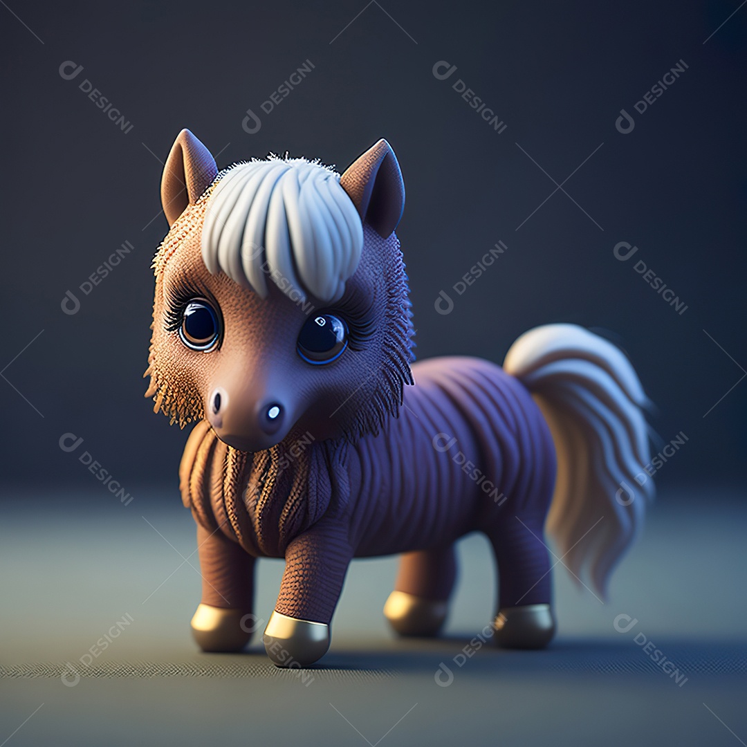 Imagem realista de cavalo