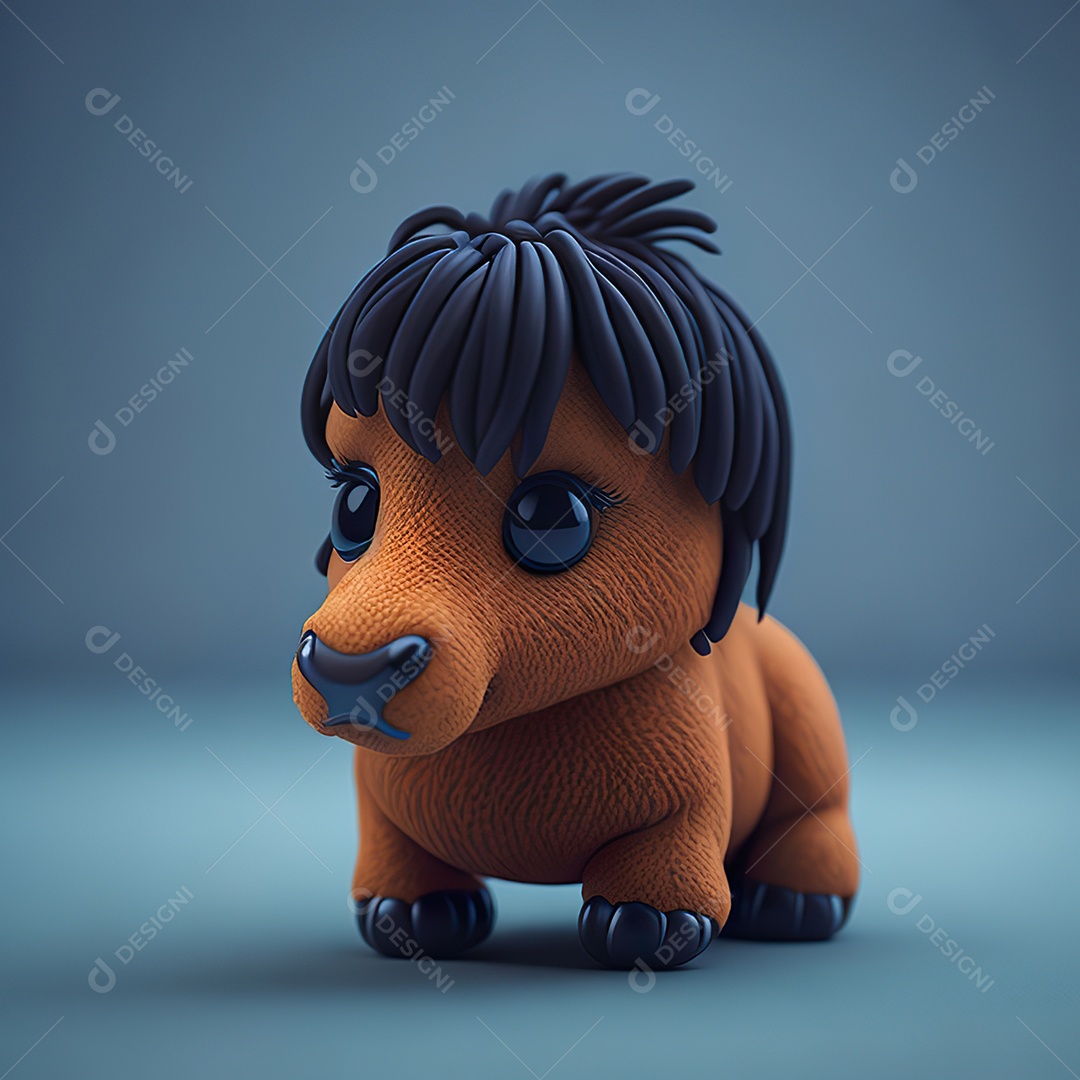 Imagem realista de cavalo