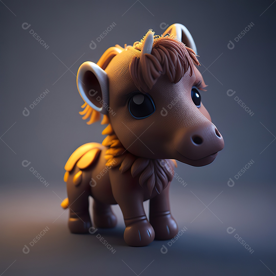 Imagem realista de cavalo