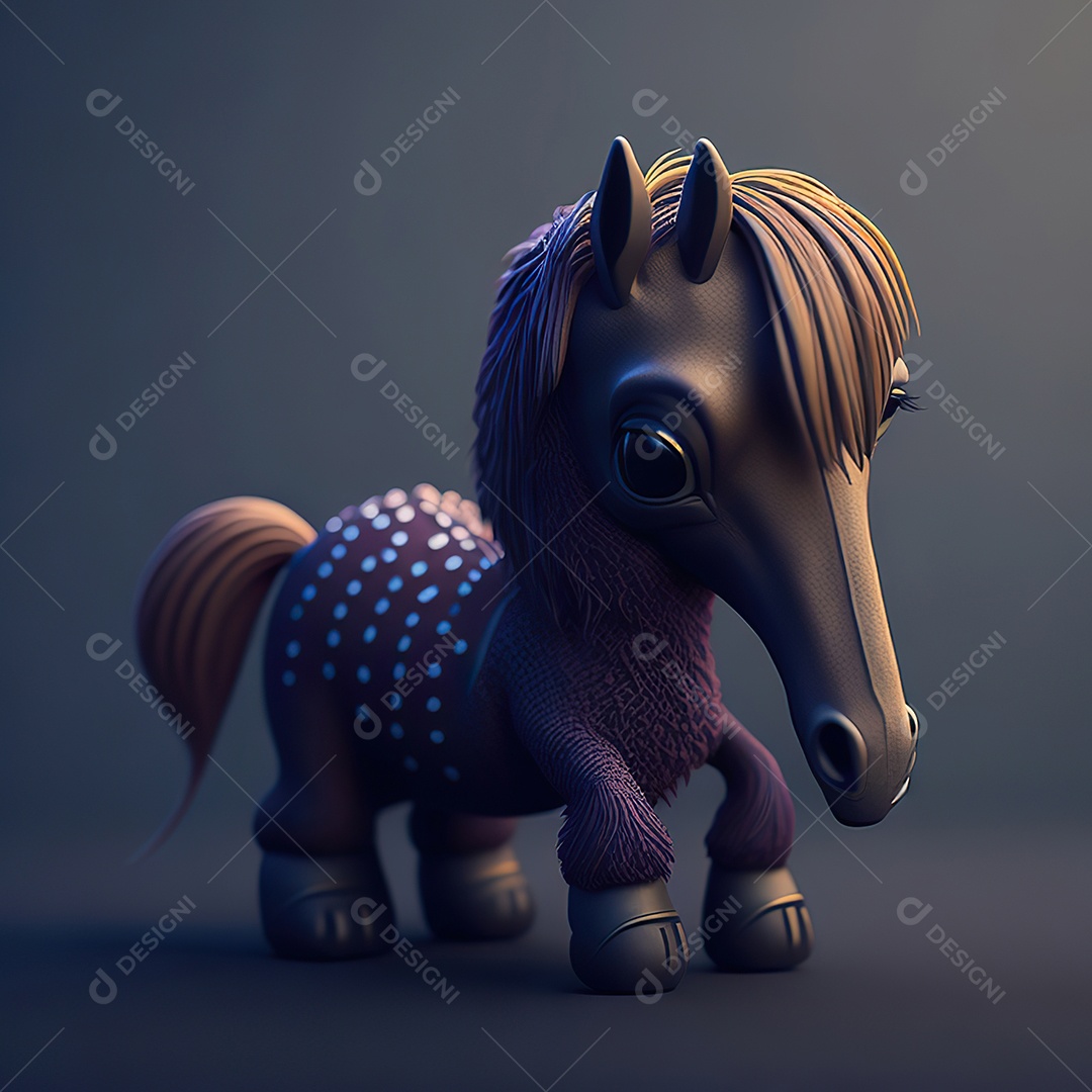 Imagem realista de cavalo