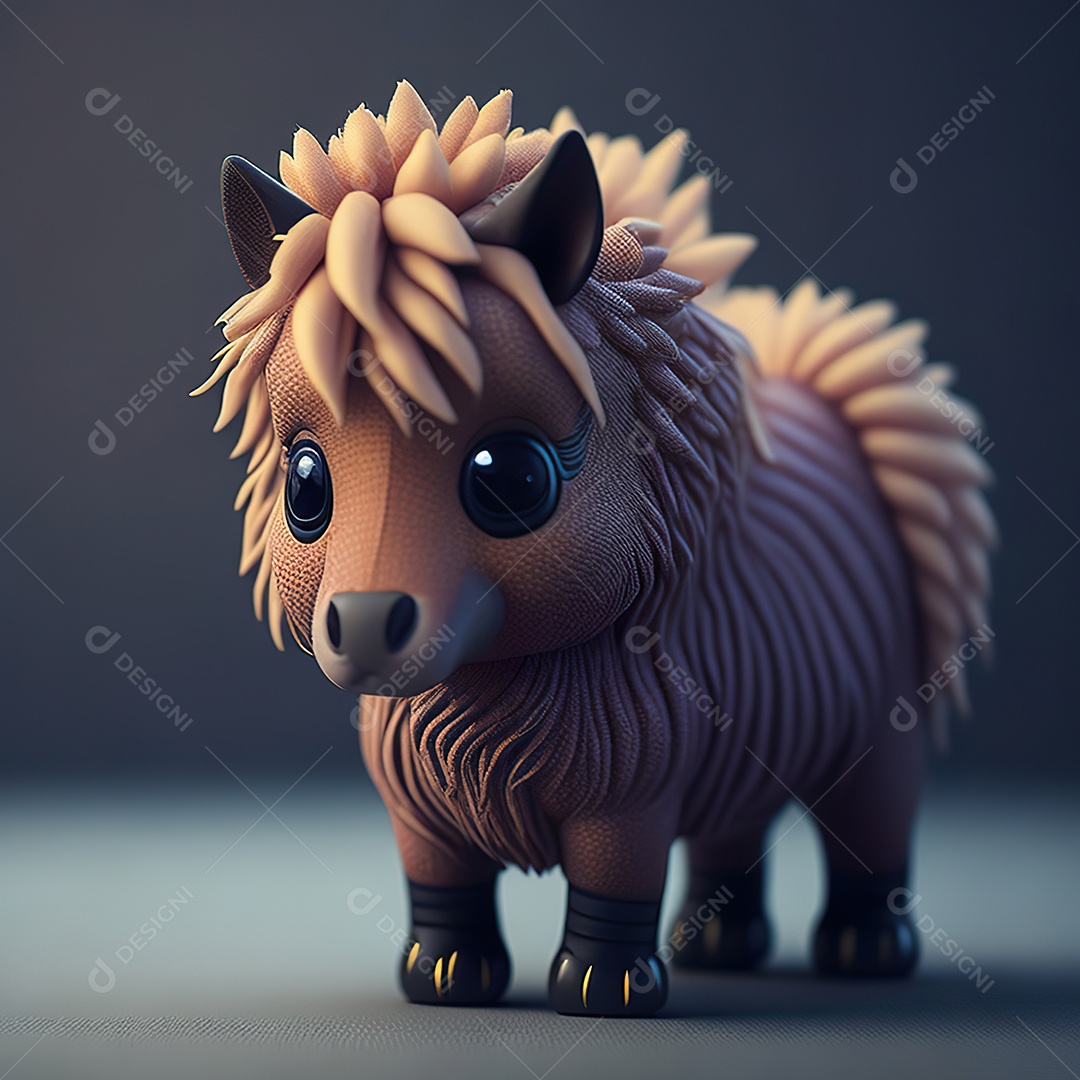 Imagem realista de cavalo