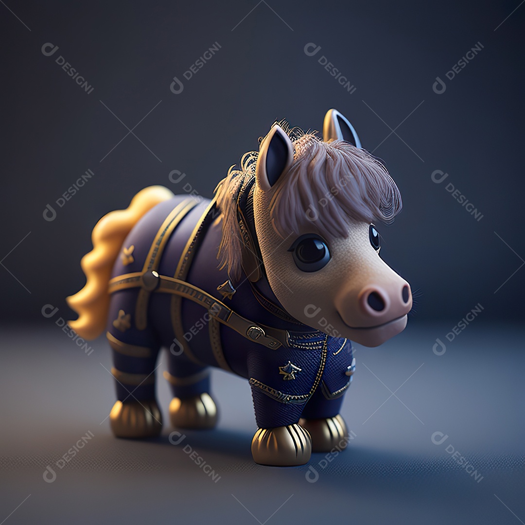 Imagem realista de cavalo