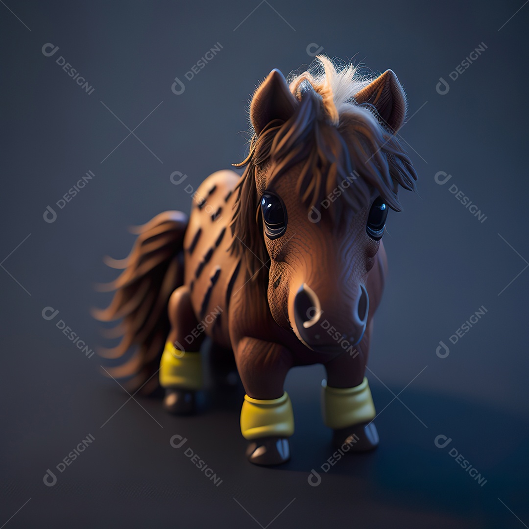 Imagem realista de cavalo