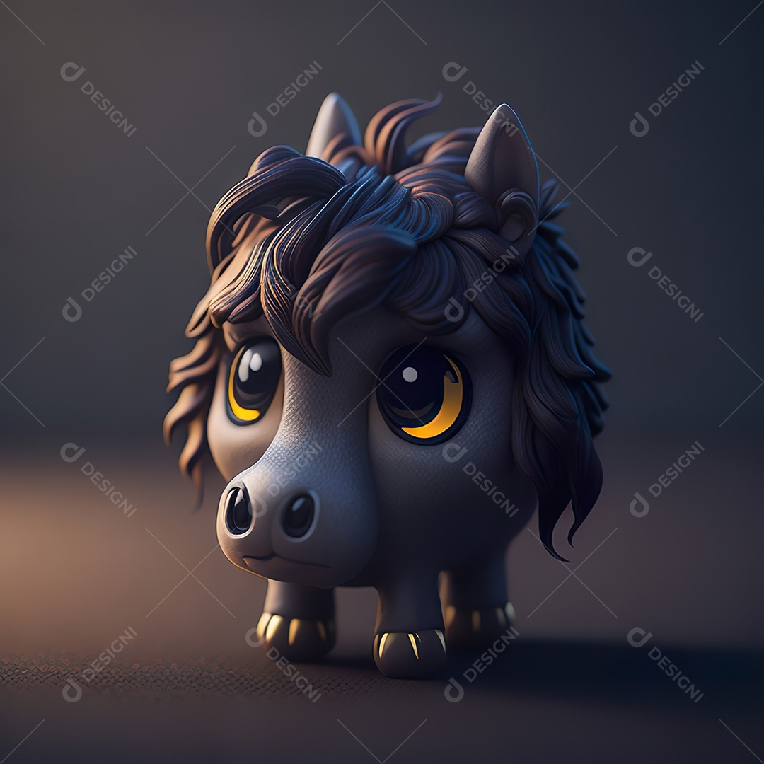 Imagem realista de cavalo