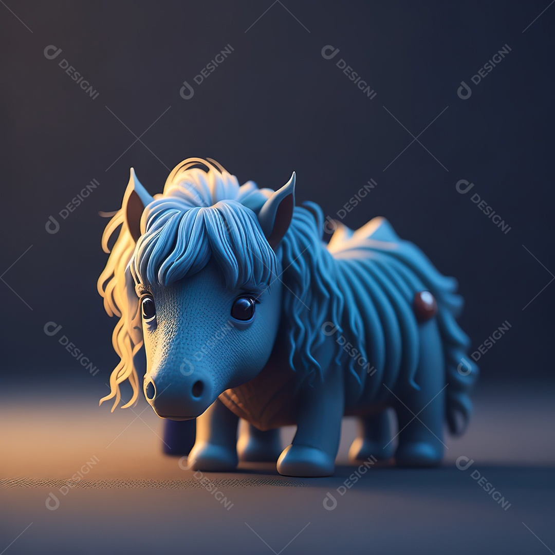 Imagem realista de cavalo