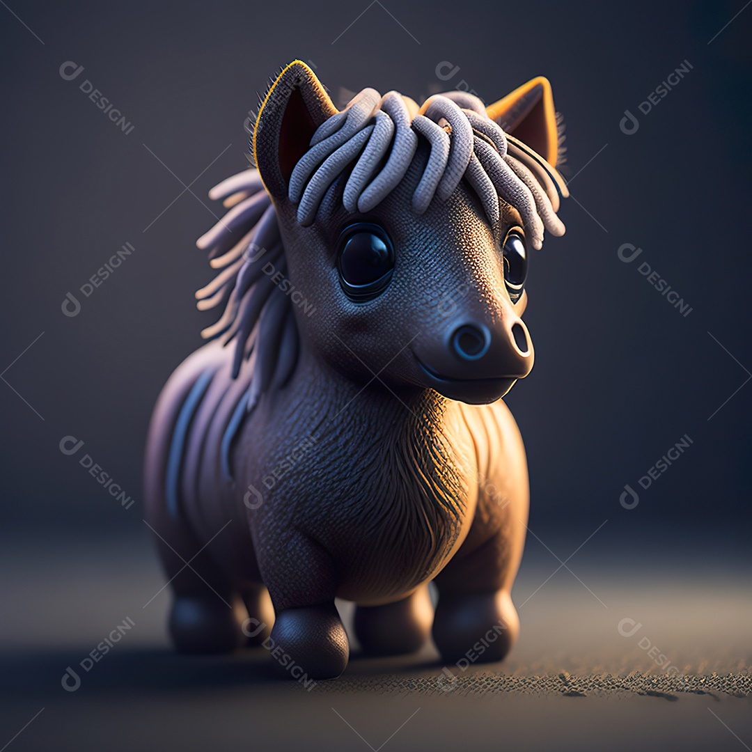 Imagem realista de cavalo