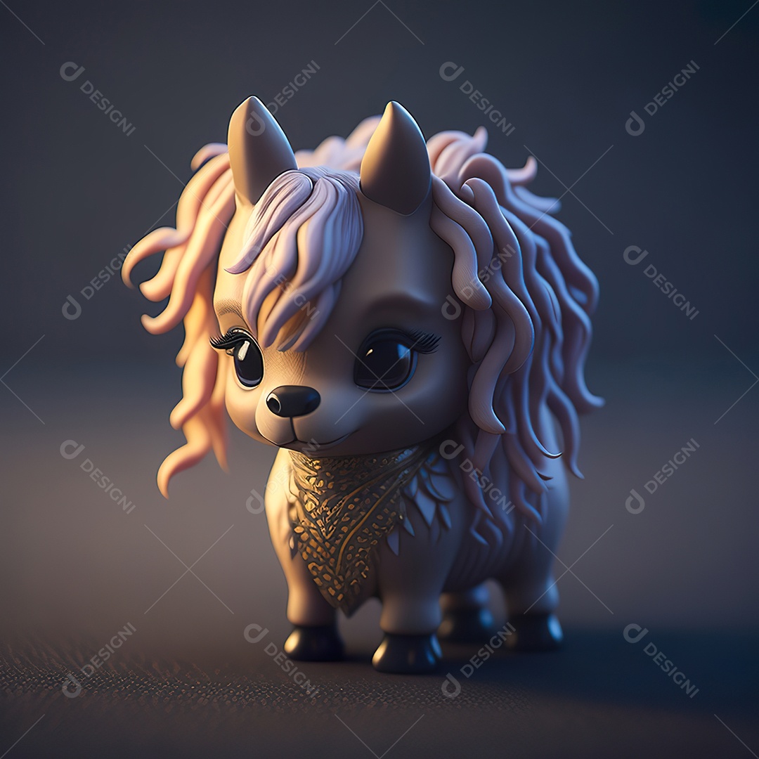 Imagem realista de cavalo