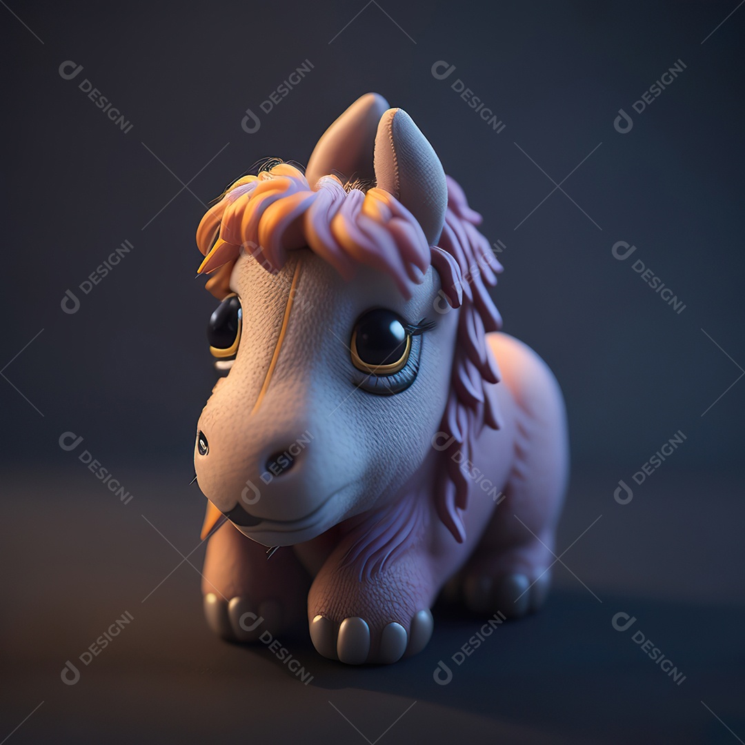 Imagem realista de cavalo