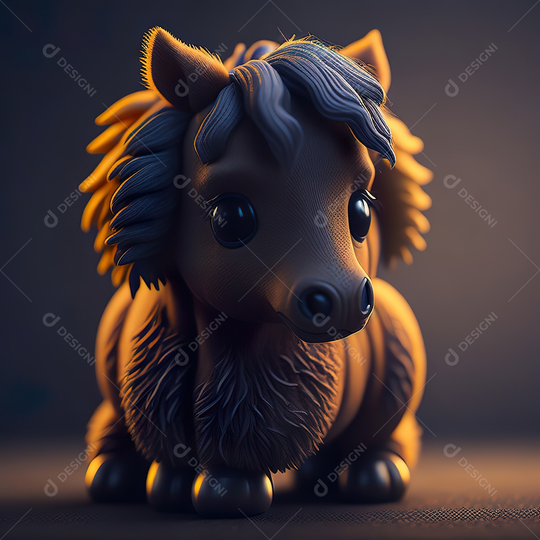 Imagem realista de cavalo