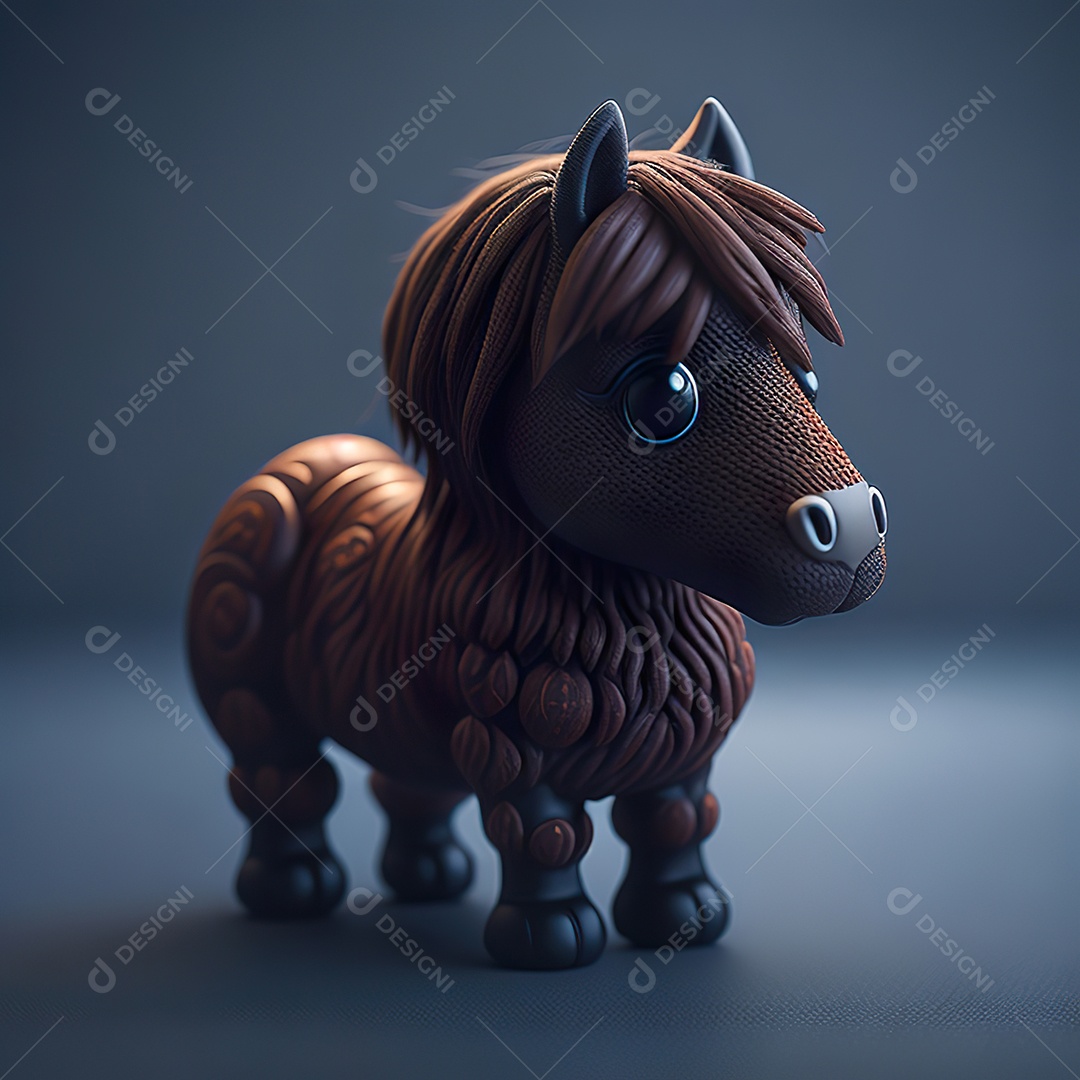 Imagem realista de cavalo