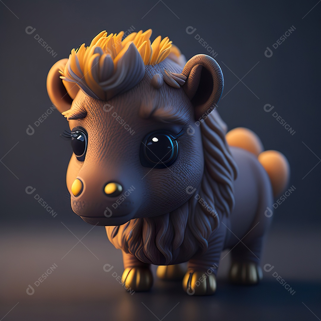 Imagem realista de cavalo