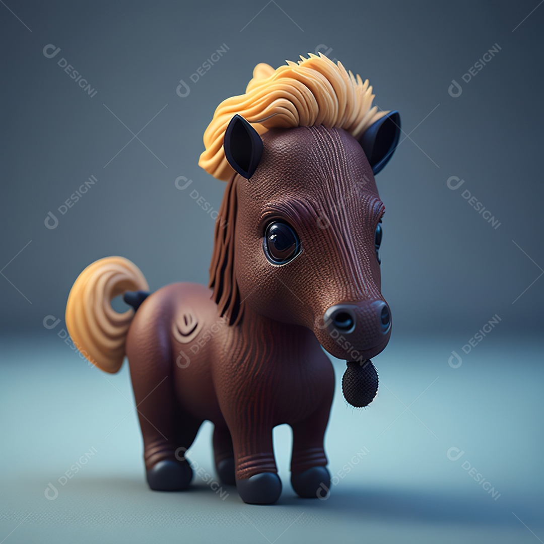 Imagem realista de cavalo