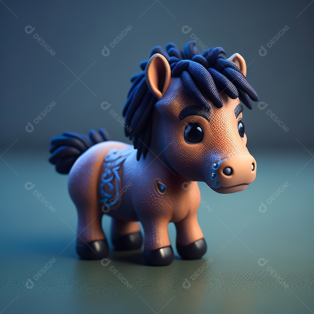 Imagem realista de cavalo