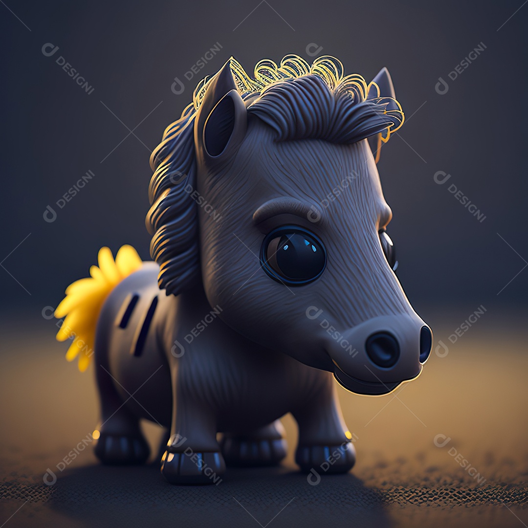 Imagem realista de cavalo