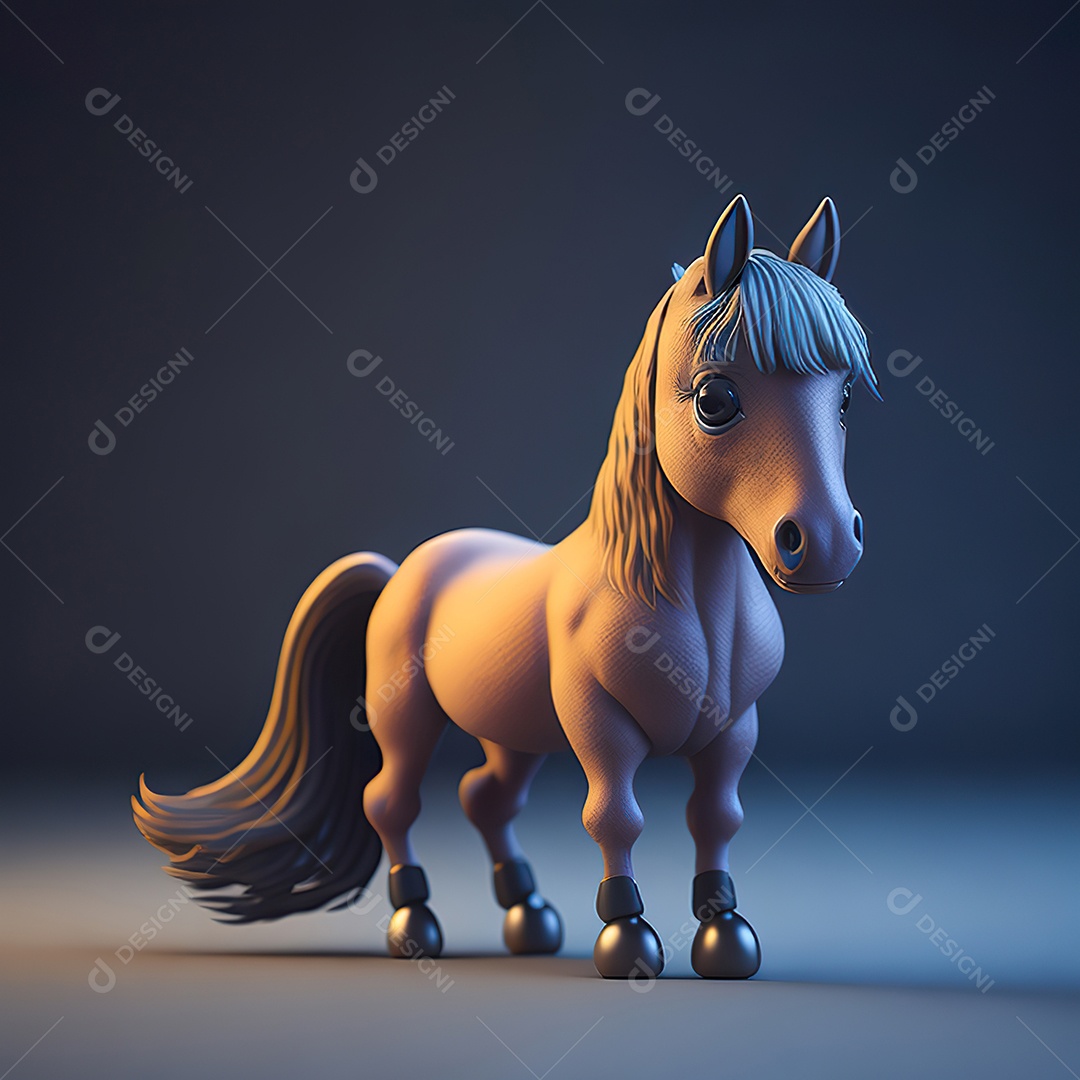 Imagem realista de cavalo