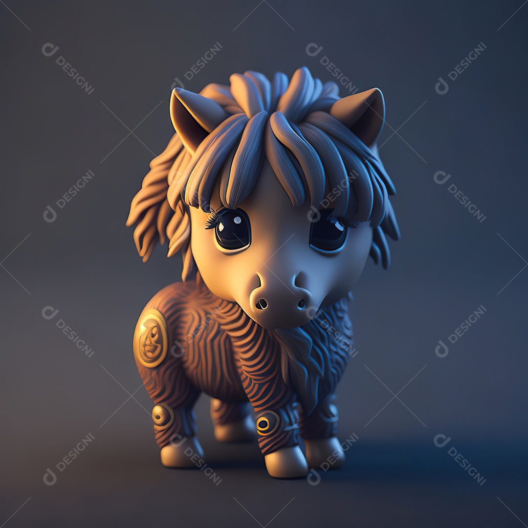 Imagem realista de cavalo