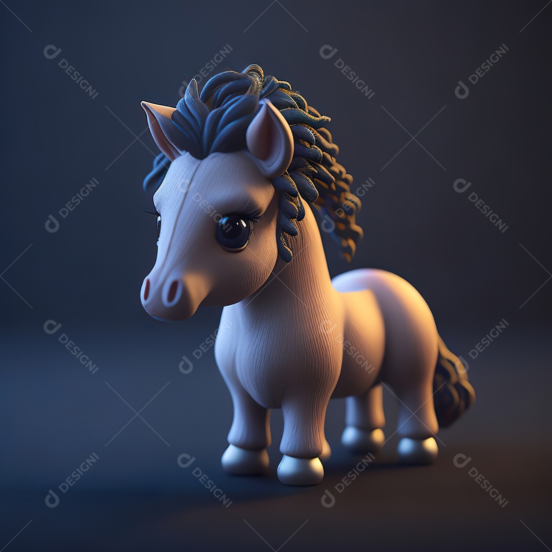 Imagem realista de cavalo