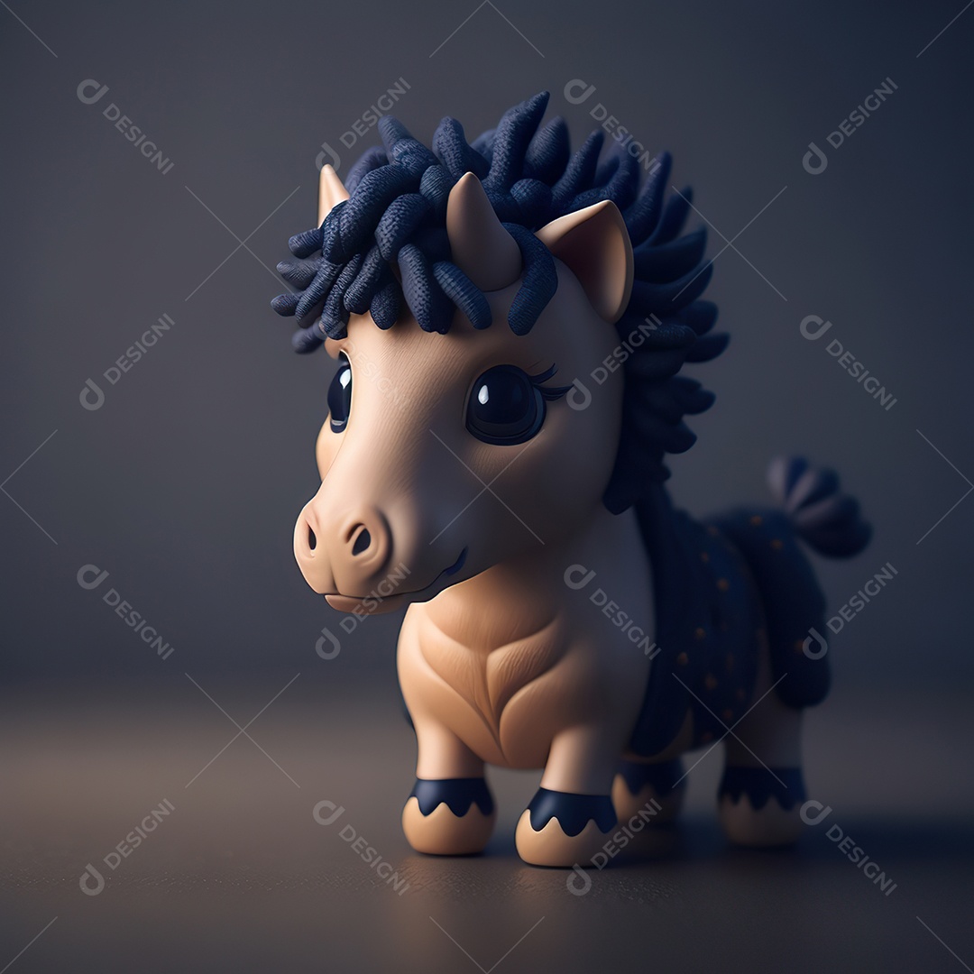 Imagem realista de cavalo