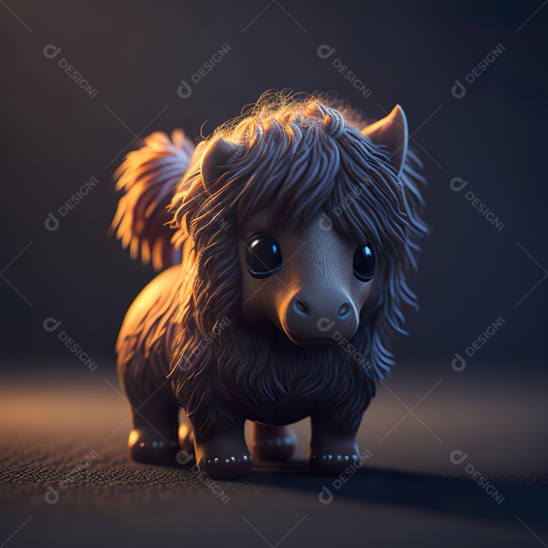 Imagem realista de cavalo