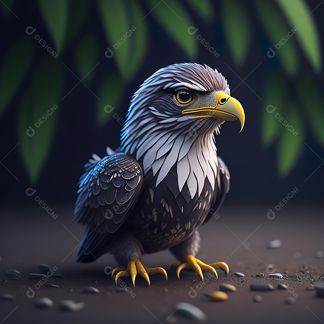 Desenho realista de elefante