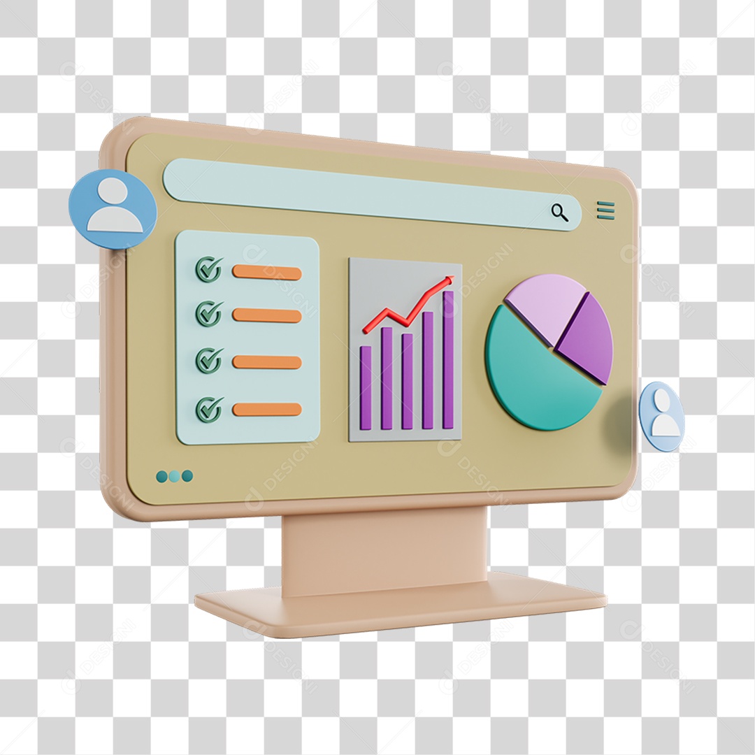 Monitor Tela Gráficos  PNG Transparente