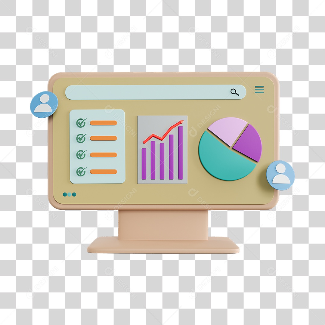 Monitor Tela Gráficos  PNG Transparente