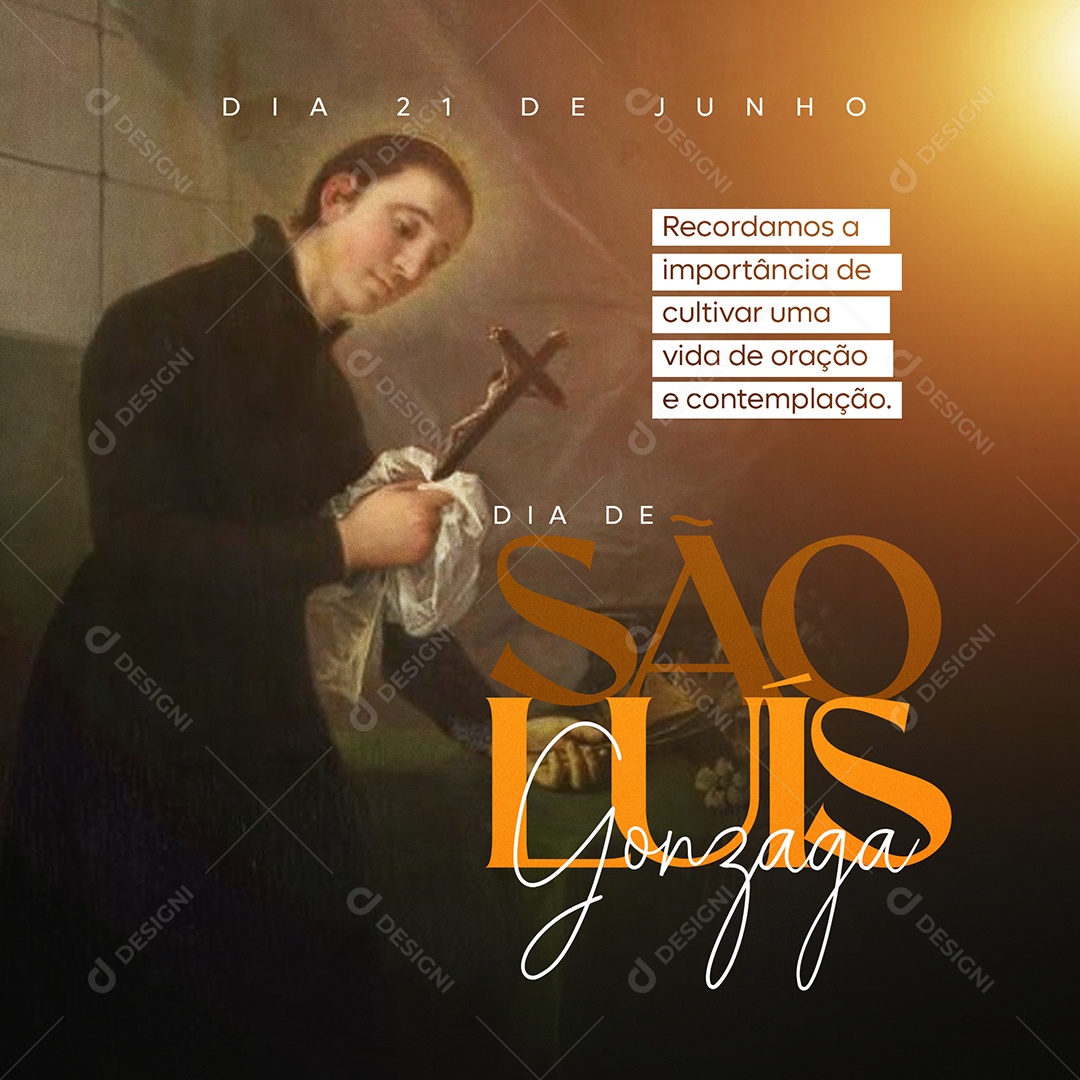 Social Media Dia De São Luís Gonzaga 21 De Junho PSD Editável