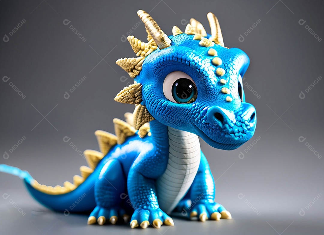 Ilustração de fantasia de dragão bonitinho