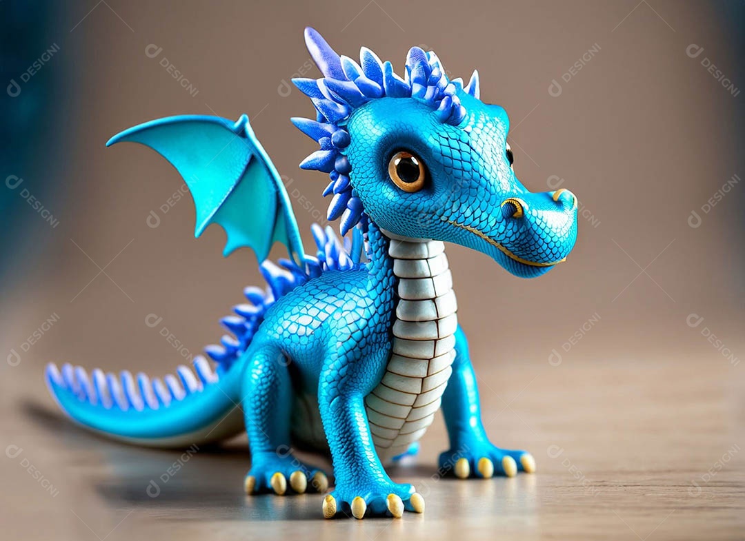 Ilustração de fantasia de dragão bonitinho