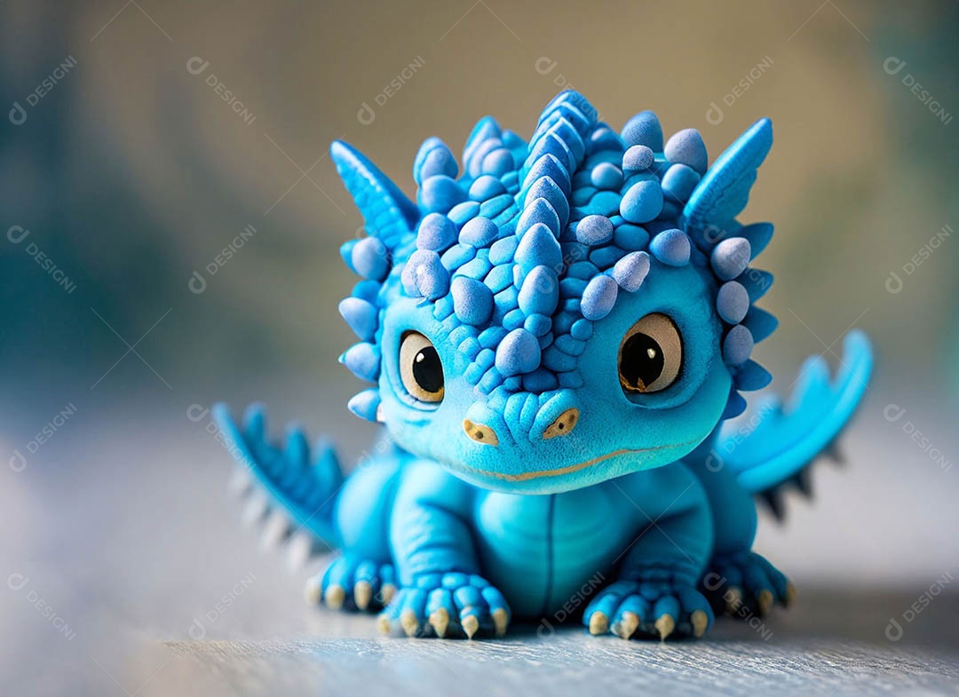 Ilustração de fantasia de dragão bonitinho