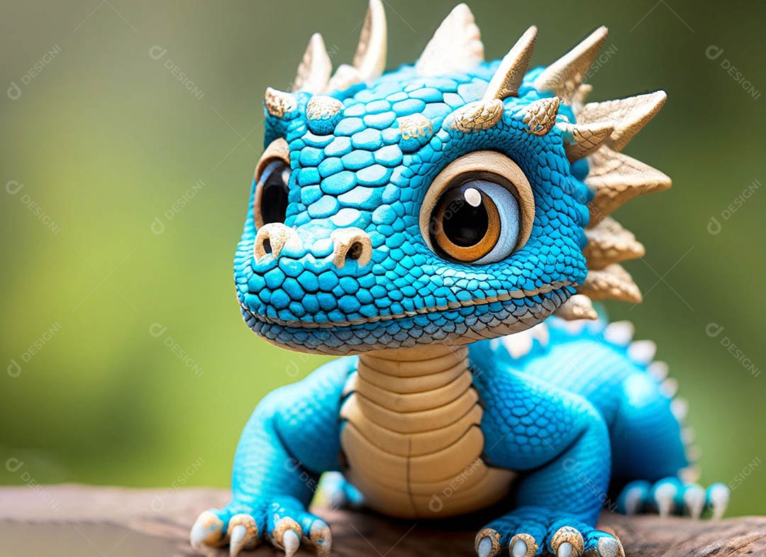 Ilustração de fantasia de dragão bonitinho