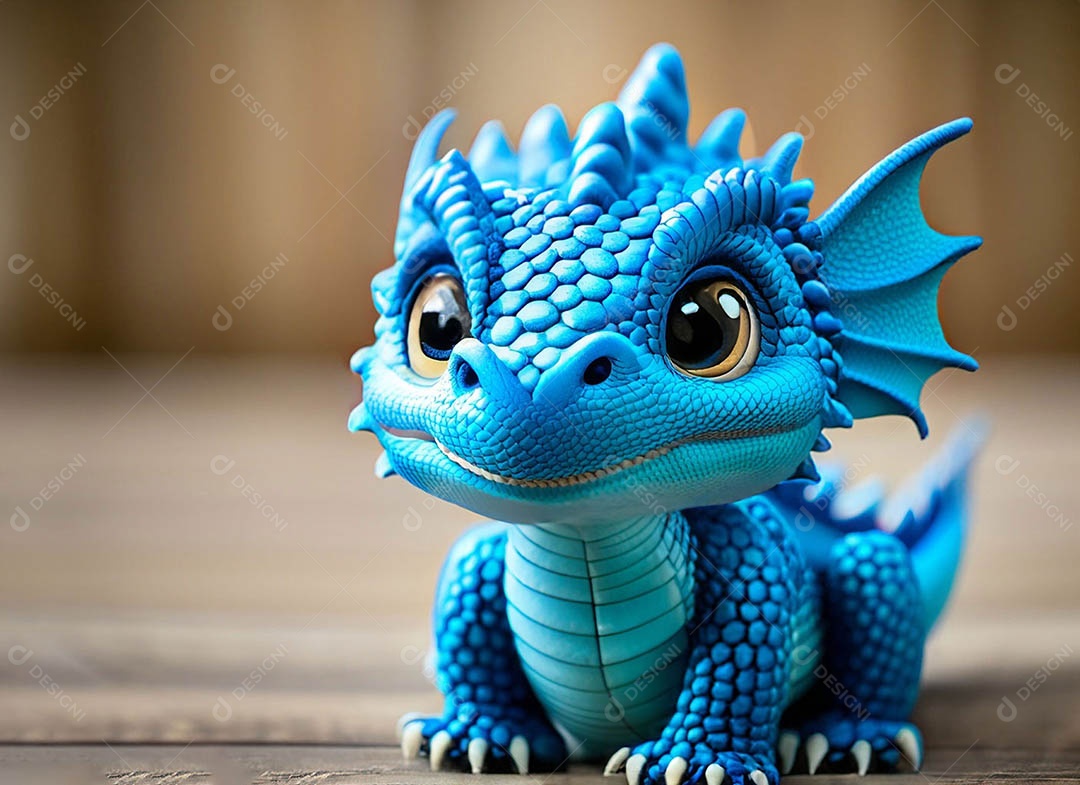 Ilustração de fantasia de dragão bonitinho